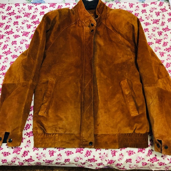 Greg Bell Genuine Leather Jacket Brown - Picture 1 of 8